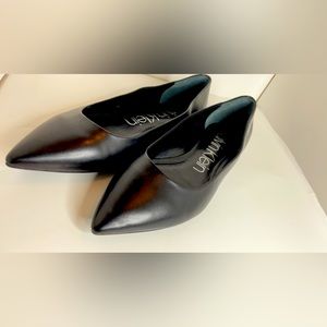 Calvin Klein Leather Pointed Toe Flat | 11